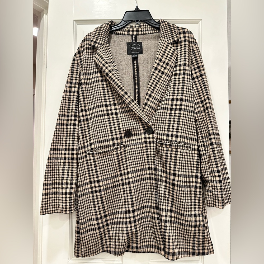 Anthropologie Sanctuary Carleton Knit Longline Blazer, size XS